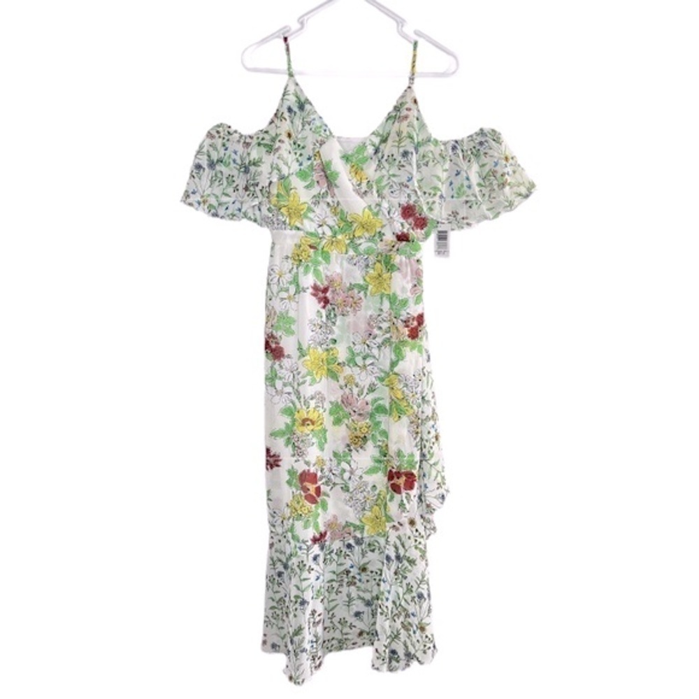 Nanette Lepore Women's Floral Cold Shoulder Dress - Picture 5 of 16